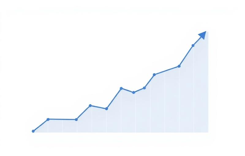 Upward financial chart